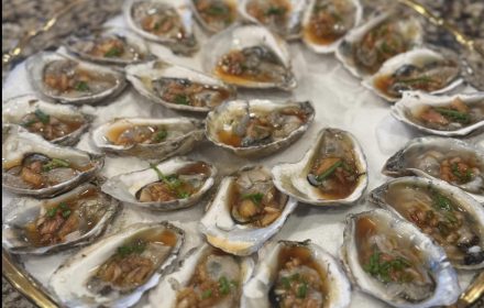 Chef Michael Wallace Oyster Dish