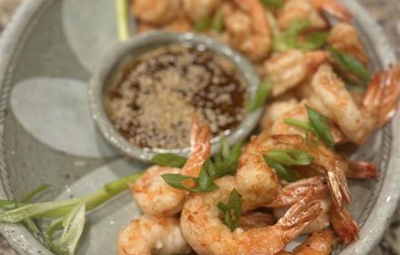 Chef Michael Wallace Prawns Dish