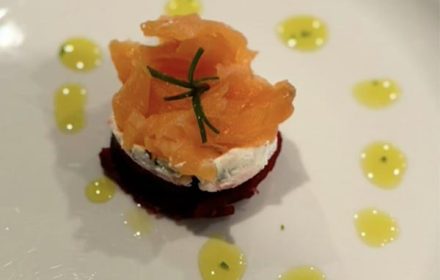 Chef Michael Wallace Roasted Beets With Goat Cheese And Smoked Salmon
