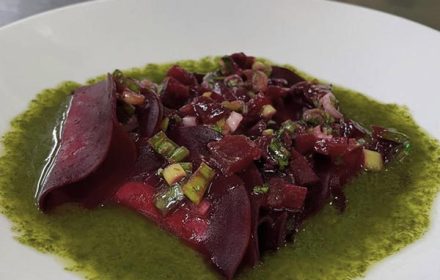 Chef Mohanad Majed Beetroot Fine Dining Dish