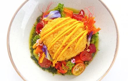 Chef Pablo Noriega Burrata Frita