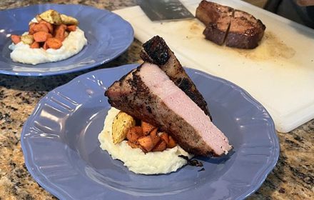 Chef Rebecca Carney-Braveman Private Dining Steak Dish