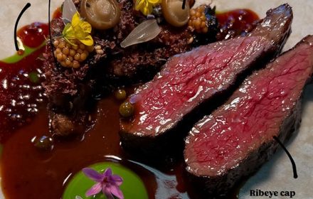 Chef Yacir Nakhkhaly Rib Eye Haute Dish