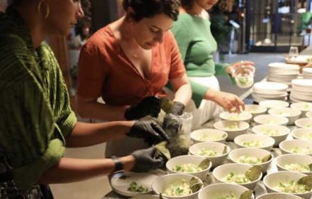 Chef Carolyn Eller Private Chef Plating Vegan Dishes