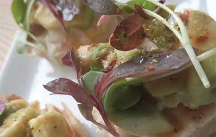 Chef Jeffrey Mlilo Canapes Dish