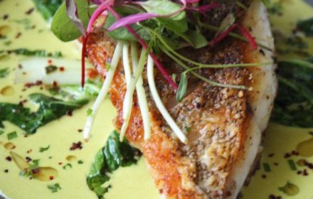 Chef Keith Hughes Salmon Dish