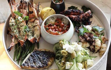 Chef Mleza Gowa Kentie Private Chef Seafood Plate Dish