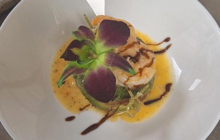 Chef Nicolas Desinai Avocado, Prawns, Seafood Bisque