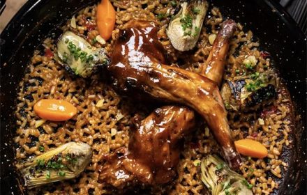 Chef Pepe Moncayo Rabbit Paella
