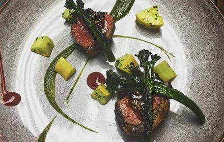 Chef Eric Levy Lamb Loin Dish