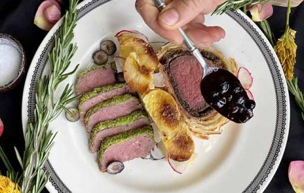 Chef Halee Raff Beef Wellington Dish