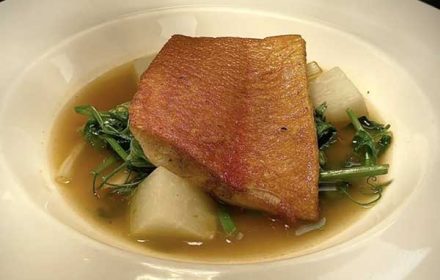 Chef Marco Maletis Seafood Dish