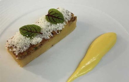 Chef Miguel Martins Frittata With Hollandaise Sauce And Grana Padano Cheese