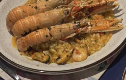 Chef Miguel Martins Seafood Risotto With Langoustines
