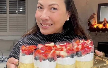Chef Pamela Matias Cheesecakes Dish