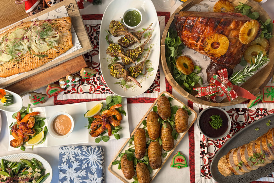Holiday package dishes