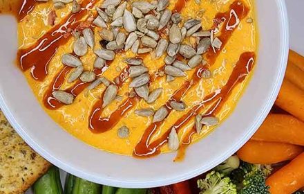Chef Tami Murphy Carrot Sriracha Hummus