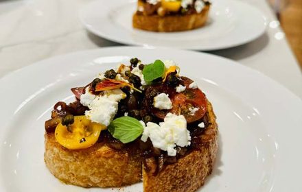 Chef Mariana Ascoli Bruschetta Dish