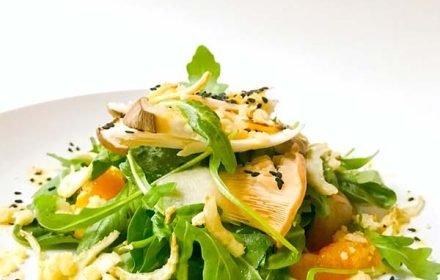 Chef Mariana Ascoli Trumpet Mushrooms Salad