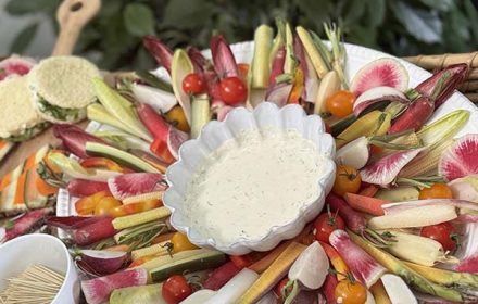 Chef Angie Thomas Vegetarian Crudites
