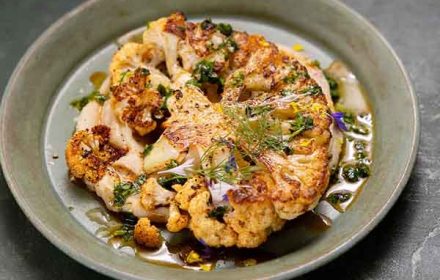 Chef Justin Charlton Roasted Cauliflower Dish