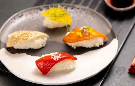 Chef Justin Charlton Sushi Dish