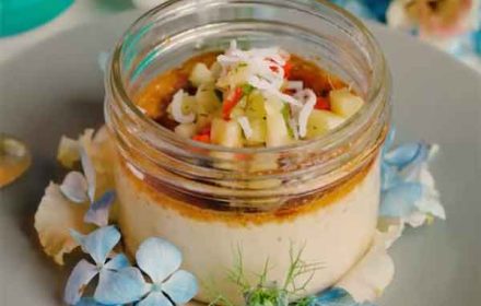 Chef Crystal Powell Pina colada creme brulee