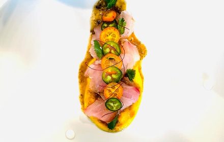 Chef Vasily Shichkov Red Snapper Crudo