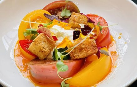 Chef Vasily Shichkov Tomato salad