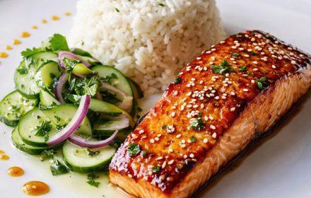 Chef Dwayne Childress Pan Fried Salmon Rice Dish