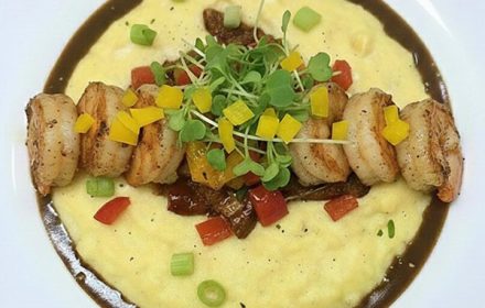 Chef Dwayne Childress Pan Fried Salmon Rice Dish