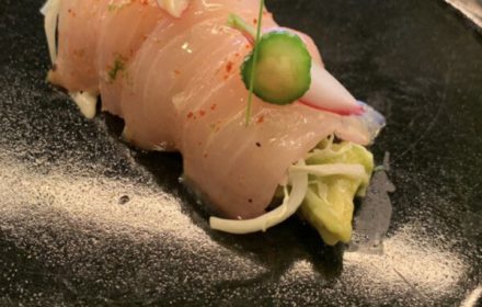Chef Irene Yllanes Japanese Sashimi Dish