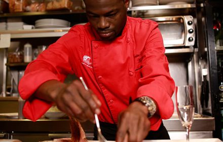 Chef Maurice Farmer Plating Dish for Private Function