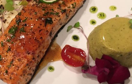 Chef Maurice Farmer Salmon Dish