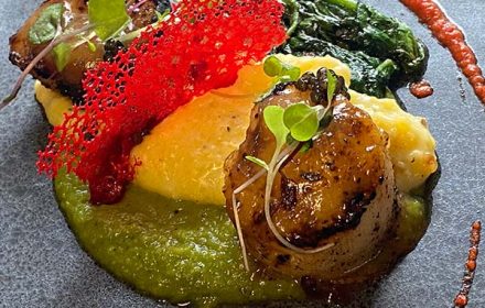 Chef Maurice Farmer Scallops Dish