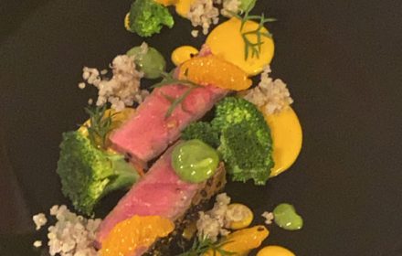 Chef Cody Anderson Private Chef Steak Dish with Broccoli
