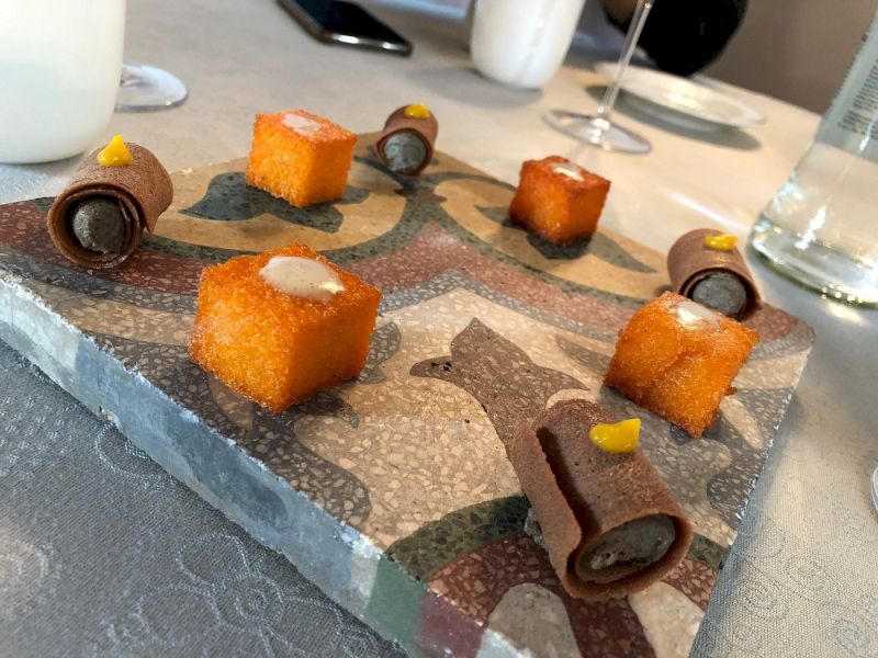 chef fabrizio morone starter canapes Starter canape appetizers by chef fabrizio morone
